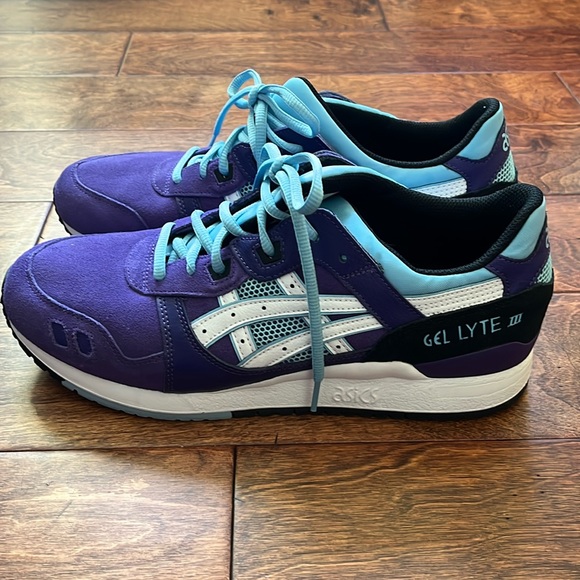 Onitsuka Tiger by Asics Purple and Teal Sneakers - Picture 1 of 4